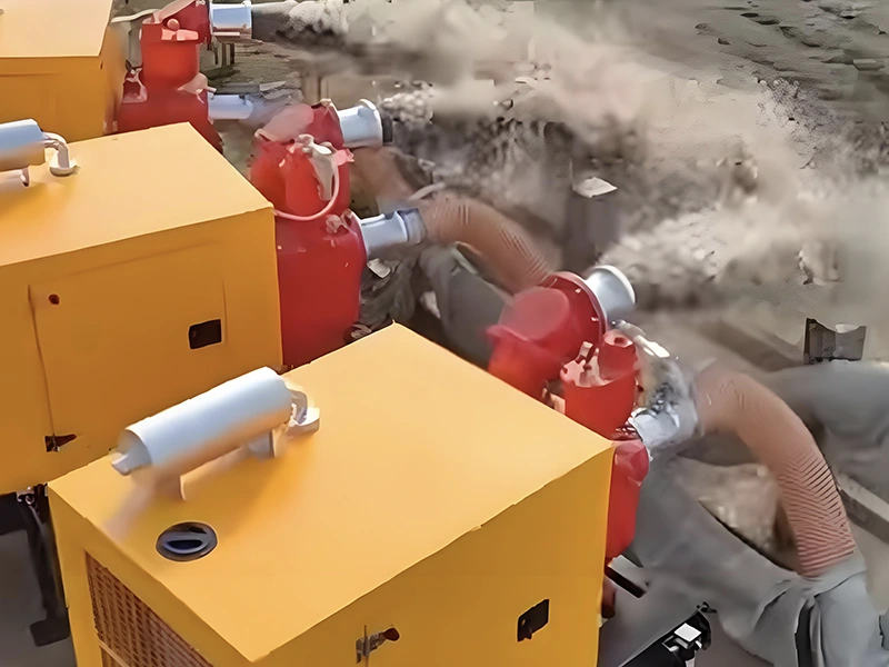 Produkty Jianghe Flood Prevention Products inovují sadu vodního čerpadla poháněného vznětovým motorem, aby zvýšily účinnou kapacitu odvodňování povodní